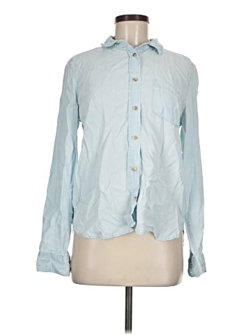 American Eagle Outfitters Long Sleeve Button-Down Shirt (view 1)