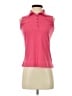 Tehama Pink Sleeveless Button-Down Shirt Size XS - photo 1