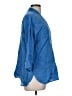 Purejill Blue 3/4 Sleeve Button-Down Shirt Size Med Petite - photo 4