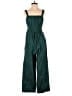 Universal Thread 100% Cotton Solid Green Jumpsuit Size S - photo 1