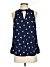 Mud Pie Blue Sleeveless Blouse Size S - photo 1