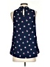 Mud Pie Blue Sleeveless Blouse Size S - photo 2