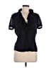 Bebe Black Short Sleeve Blouse Size L - photo 1