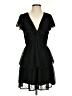 Peach Love 100% Polyester Polka Dots Black Cocktail Dress Size S - photo 1