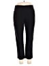 Prescott New York Solid Black Active Pants Size 18 - photo 1