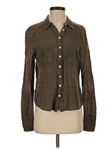 Free People Long Sleeve Button-Down Shirt (view 1)