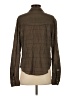 Free People Brown Long Sleeve Button-Down Shirt Size S - photo 2