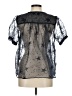 Let Me Be Stars Black Short Sleeve Blouse Size M - photo 2