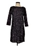 Nicole Miller 100% Polyester Stars Black Cocktail Dress Size S - photo 1