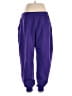 Assorted Brands Solid Purple Track Pants Size M - photo 2