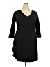 Old Navy Solid Black Casual Dress Size 2X - photo 1