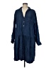Grayson 100% Lyocell Blue Casual Dress Size Med (3) - photo 1