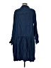 Grayson 100% Lyocell Blue Casual Dress Size Med (3) - photo 2