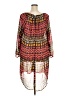 Pure Energy 100% Polyester Print Red Casual Dress Size 2X Plus - photo 2