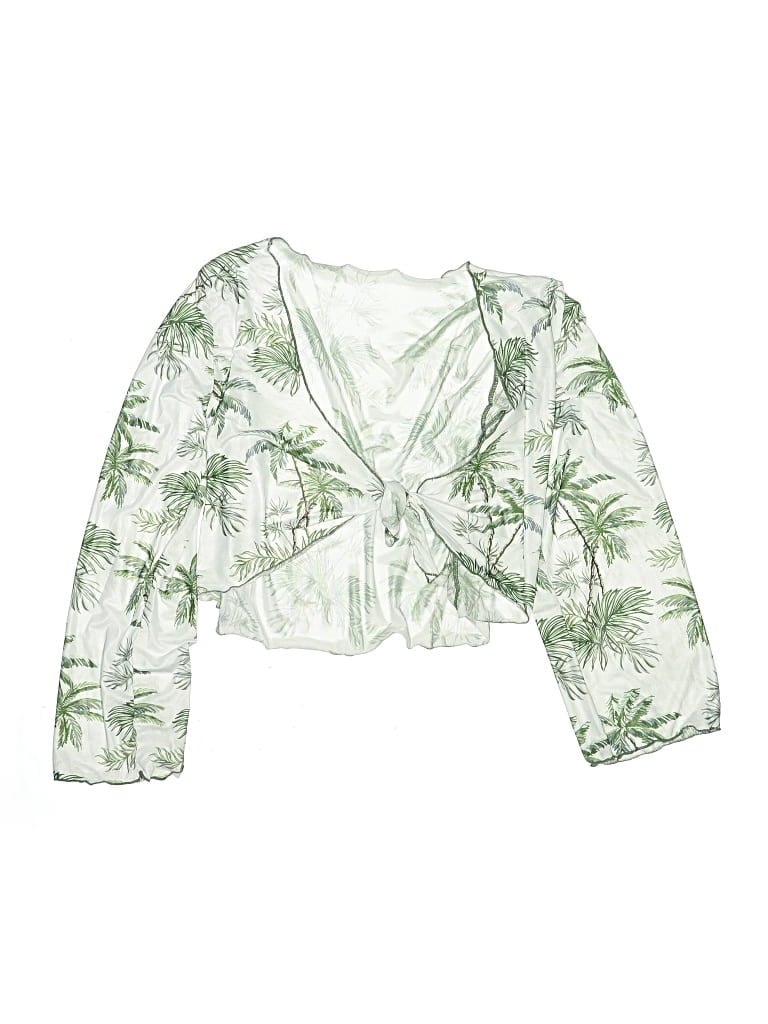 Pre-owned Unbranded Swimsuit Cover Up In Green