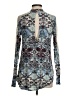 Free People Blue Long Sleeve Blouse Size XS - photo 2