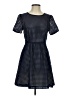 Ara Houndstooth Blue Casual Dress Size S - photo 1