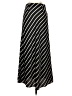 Ann Taylor LOFT 100% Polyester Stripes Black Casual Skirt Size XS - photo 2