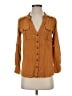 Sundance Brown 3/4 Sleeve Button-Down Shirt Size S (petite) - photo 1