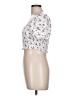 Forever 21 100% Rayon White Short Sleeve Top Size L - photo 5