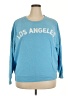 J.Crew 100% Cotton Solid Blue Sweatshirt Size 2X - photo 1