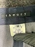 Theory 100% Silk Blue Silk Pants Size 12 - photo 7