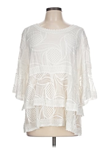 Coco + Carmen 3/4 Sleeve Blouse (view 1)