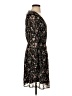 Collective Concepts 100% Polyester Floral Black Casual Dress Size S - photo 4