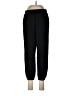 Lou & Grey Solid Black Track Pants Size M (petite) - photo 1