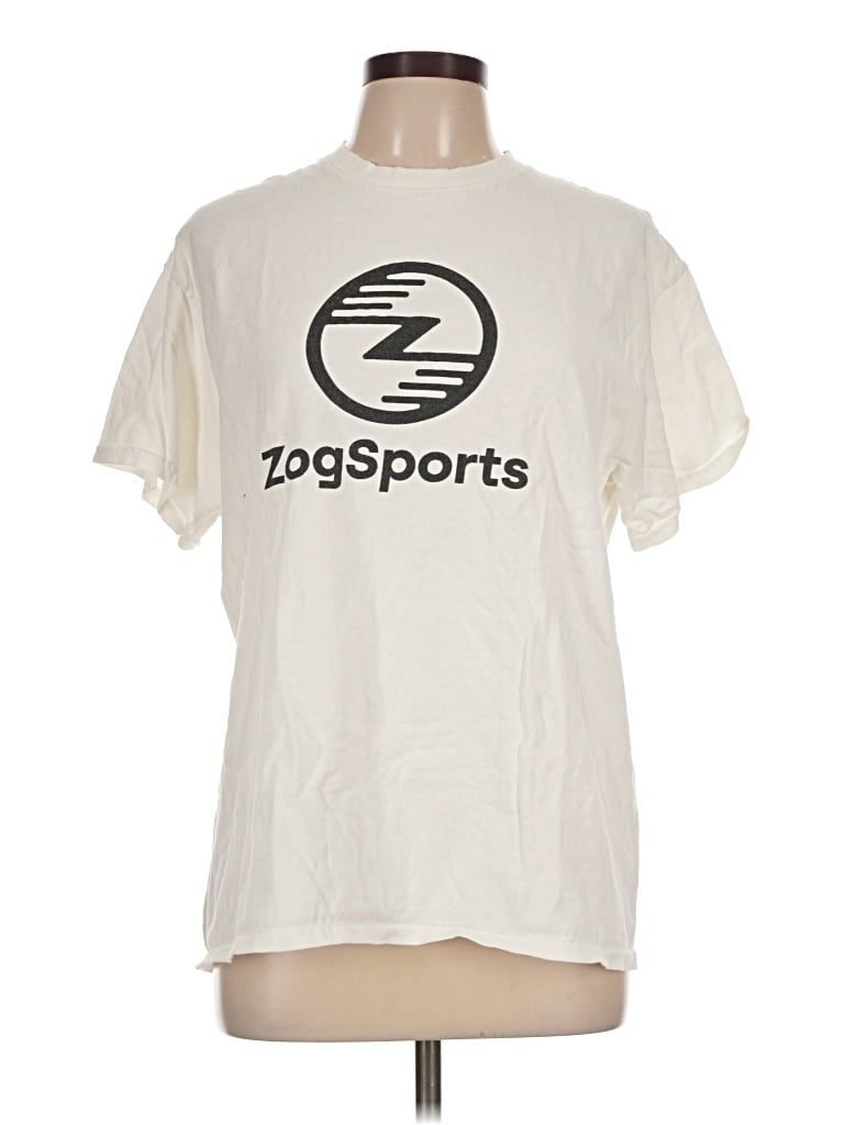 Pre-owned Assorted Brands Short Sleeve T-shirt In Ivory