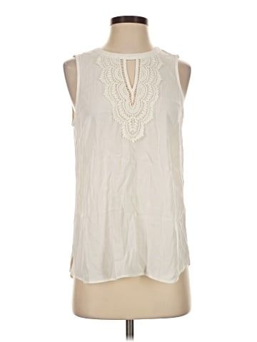 Pale Sky Sleeveless Blouse (view 1)