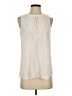 Pale Sky 100% Rayon Ivory Sleeveless Blouse Size S - photo 1