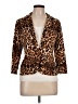 mYTH Animal Print Brown Blazer Size L - photo 1