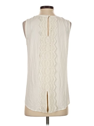 Pale Sky Sleeveless Blouse (view 2)