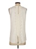 Pale Sky 100% Rayon Ivory Sleeveless Blouse Size S - photo 2
