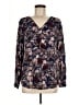 Brina & Em Blue Long Sleeve Blouse Size M - photo 1
