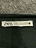 Zara 100% Cotton Black Short Sleeve Turtleneck Size S - photo 7