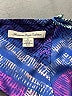 American Eagle Outfitters 100% Polyester Chevron-herringbone Blue Cocktail Dress Size 8 - photo 7