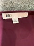 DR2 100% Polyester Burgundy Short Sleeve Top Size XL - photo 7
