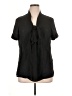 Chadwicks 100% Polyester Black Short Sleeve Blouse Size XL - photo 1