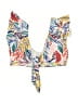 Shein Print White Swimsuit Top Size S - photo 2