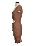 Antistar Solid Brown Cocktail Dress Size XS - photo 5