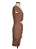 Antistar Solid Brown Cocktail Dress Size XS - photo 4