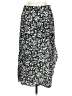 Shein 100% Polyester Print Black Casual Skirt Size 6 - photo 2