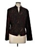 Requirements Paisley Black Blazer Size L (petite) - photo 1