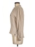 Garnet Hill 100% Cotton Tan Long Sleeve Blouse Size 8 - photo 5