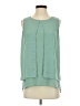 Assorted Brands 100% Polyester Green Sleeveless Blouse Size XS - photo 1
