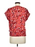 Joy Joy 100% Polyester Red Short Sleeve Blouse Size M - photo 2