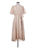 Jodifl 100% Polyester Paisley Tan Casual Dress Size S - photo 1