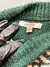 Maurices Print Green Pullover Sweater Size XL - photo 4